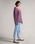 GAIAA-Knitwear-Simple, casual, and comfy … not where GAIAA is concerned. While this bobble knit jumper retains all the classic features that we've come to know and love, ensuring comfort and cosiness at all times, this piece adds a modern-day twist. Part of the MIB collection, the wide neck and low back, complete with bow detailing, adds a little twist to elevate those casual daytime looks. Ted Baker MIB collection Wide v neck Deep back Back ribbon detail Oversized sleeves Ribbed cuffs Our model is 5'9"/